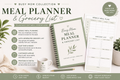 Busy mom Meal Planner/Grocery List